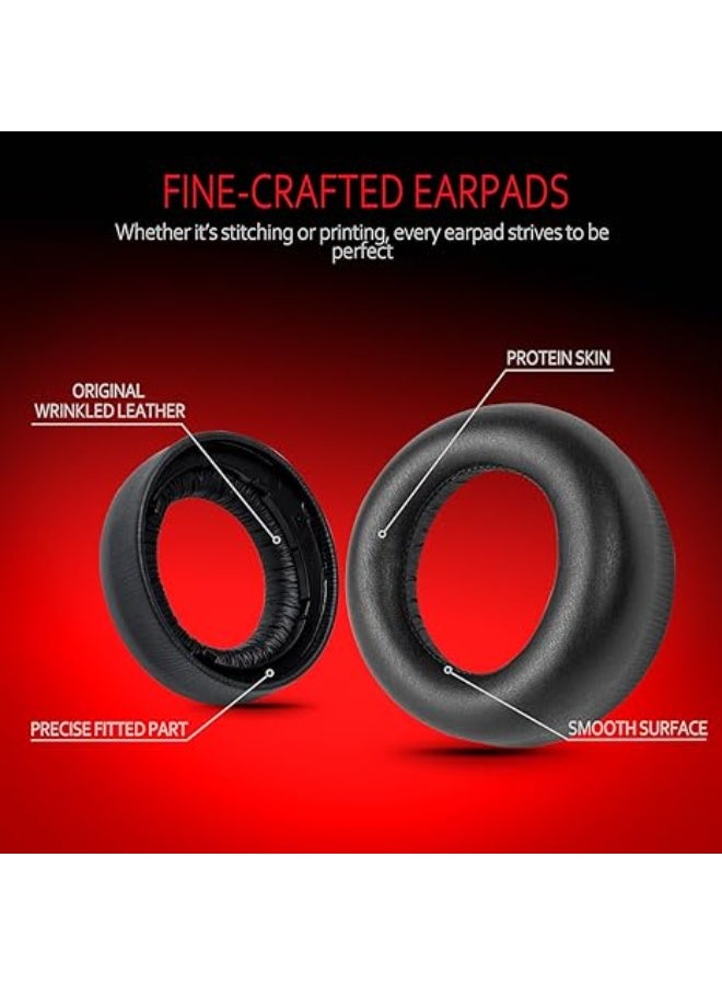 QIRG Replacement Ear Pads for Sony Playstation 5/PS5/Pulse 3D – Soft Memory Foam with Protein Leather Cushions Headset Earpads - Image 5